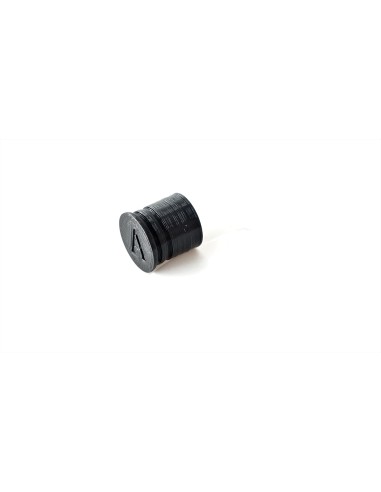 Tapa conector Foster Negra