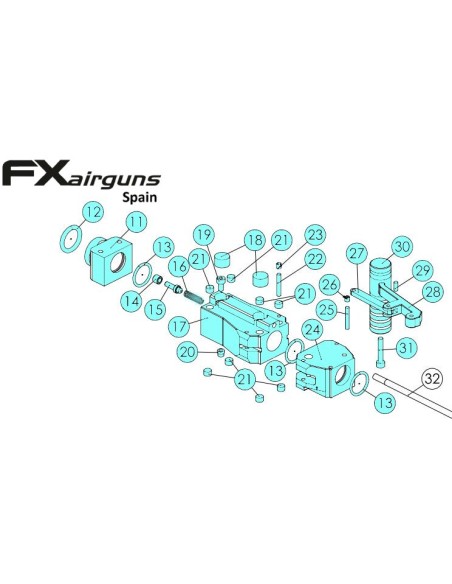 KIT FX impact M3 cocking block
