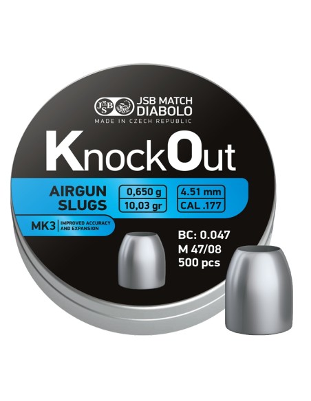 JSB KnockOut Slugs .177 MK3