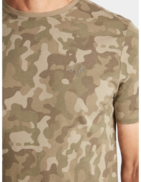 Camiseta SA green camo