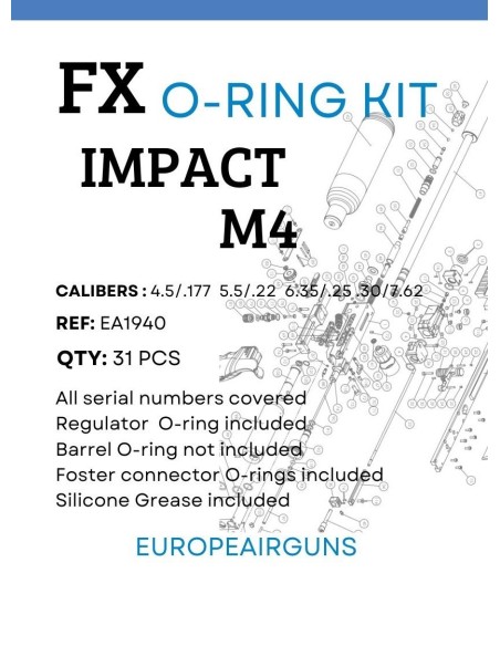 O-ring Kit Fx Impact M4