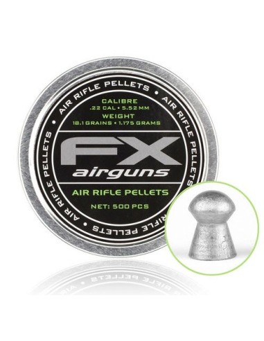 Pellets FX 5.52 (.22)500pcs 18G