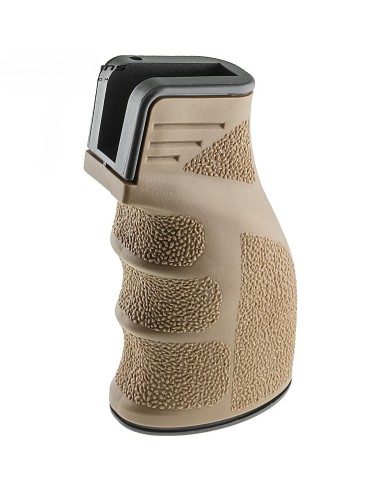 Empuñadura FDE Leopard Gomada