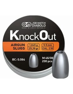 JSB KO SLUGS Cal. 216 5.5mm