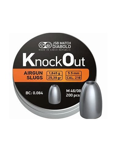 JSB KO SLUGS Cal. 216 5.5mm
